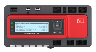 SMA Cluster Controller Επιτήρηση φωτοβολταϊκών εγκαταστάσεων μεγάλης κλίμακας από την SMA